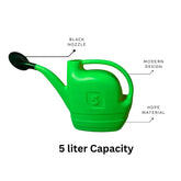 5 ltr Green watering can with features